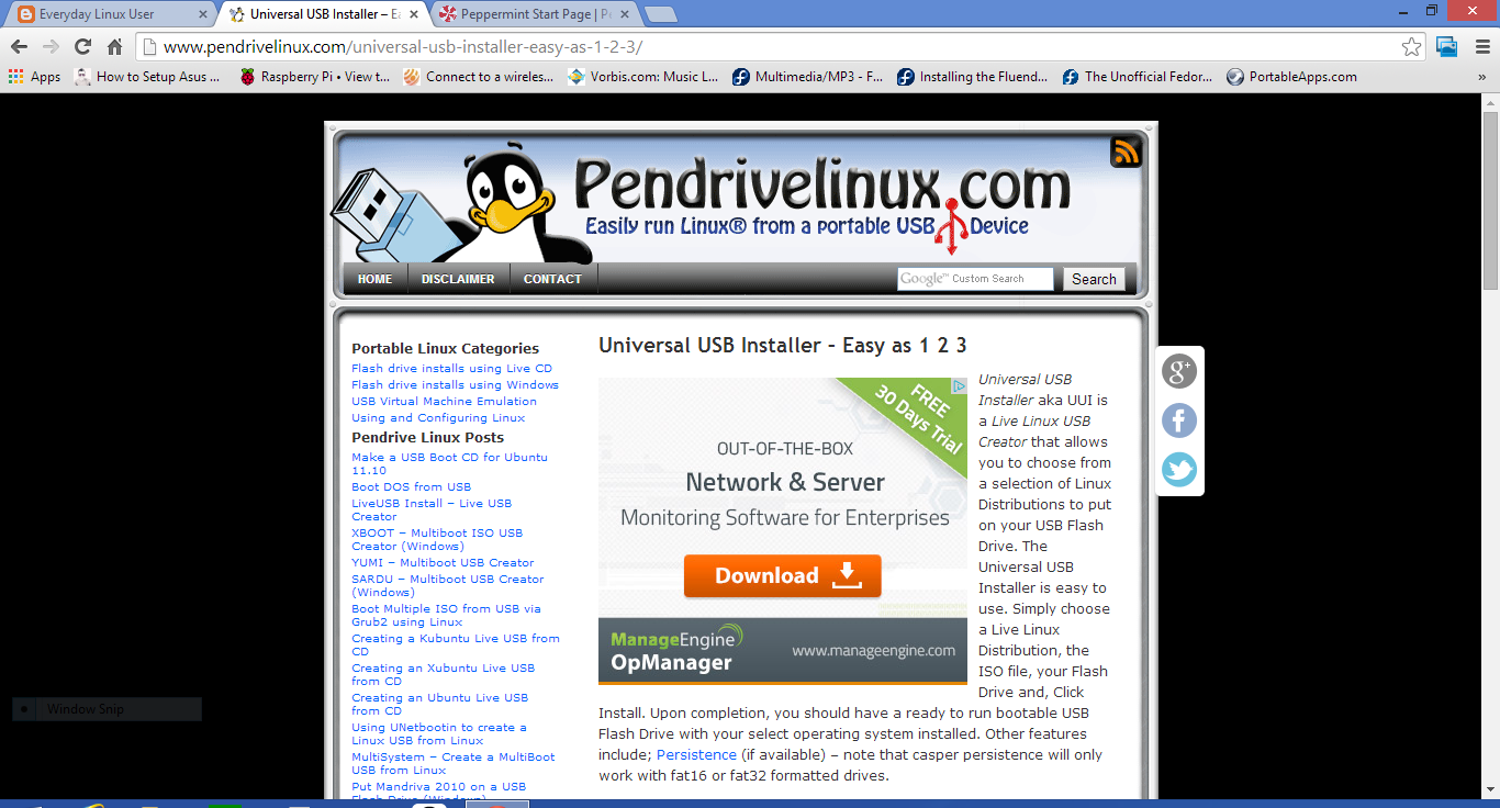 Først vil beslutte Pygmalion How to create a bootable Linux Mint USB drive using Windows « Everyday  Linux User